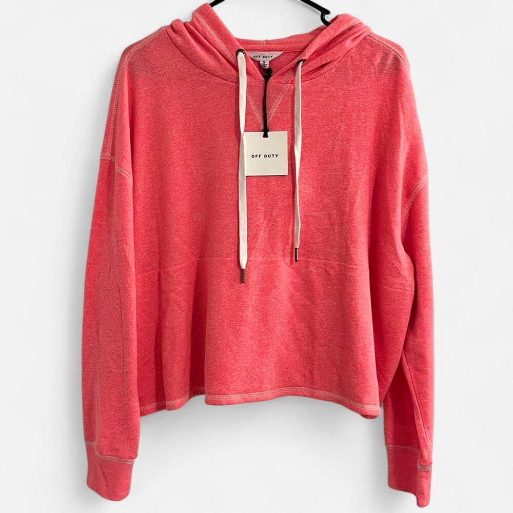 Off Duty by BB Dakota “Be Neonest” Cropped Hoodie